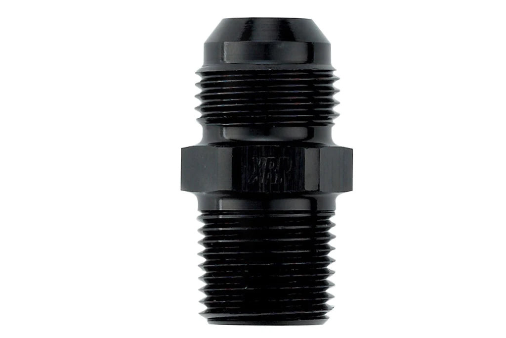 XRP 3an Male Flare to Male 3/8 NPT Fitting - Black XRP981636BB