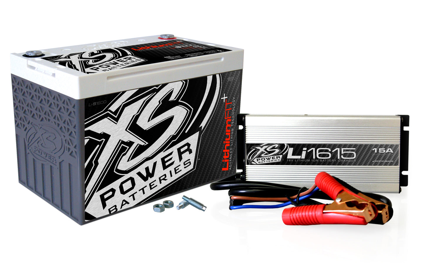 XS Power 16Volt Lithium Battery Charger Combo Kit XSPLI-S1600CK