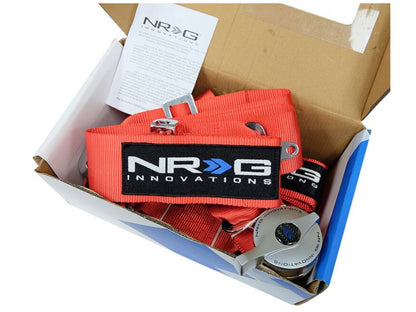 NRG 5Pt 3in. Seat Belt Harness / Cam Lock - Red