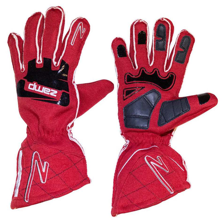 Zamp Solar Gloves ZR-50 Red Large Multi-Layer SFI 3.3/5 ZAMRG10002L