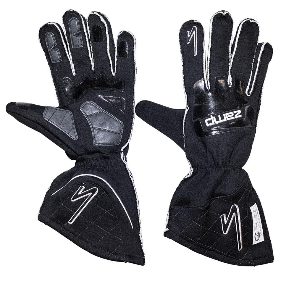 Zamp Solar Gloves ZR-50 Black X-Sml Lrg Multi-Layer SFI3.3/5 ZAMRG10003XS