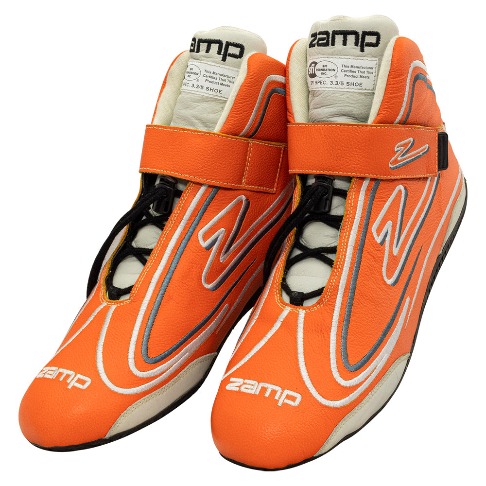 Zamp Solar Shoe ZR-50 Neon Orange Size 12 SFI 3.3/5 ZAMRS003C0812