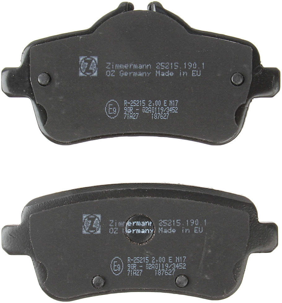 zimmermann disc brake pad set  frsport 25215.190.1