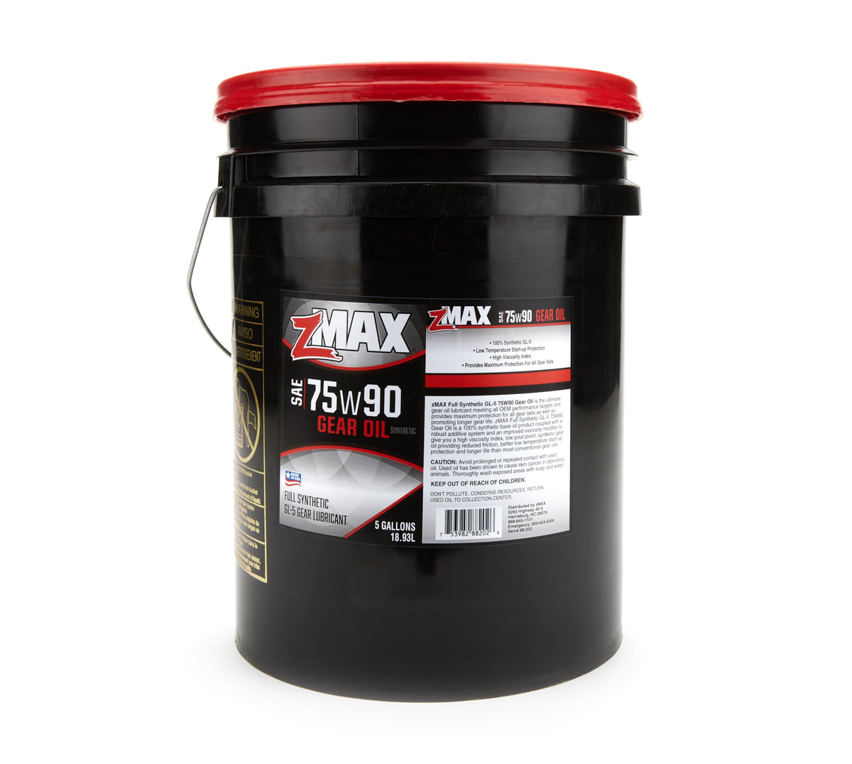 ZMAX Gear Oil 75w90 5-Gallon Pail ZMA88-202