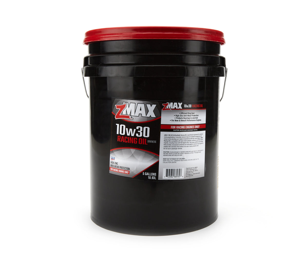 ZMAX Racing Oil 10w30 5 Gal. Pail ZMA88-930