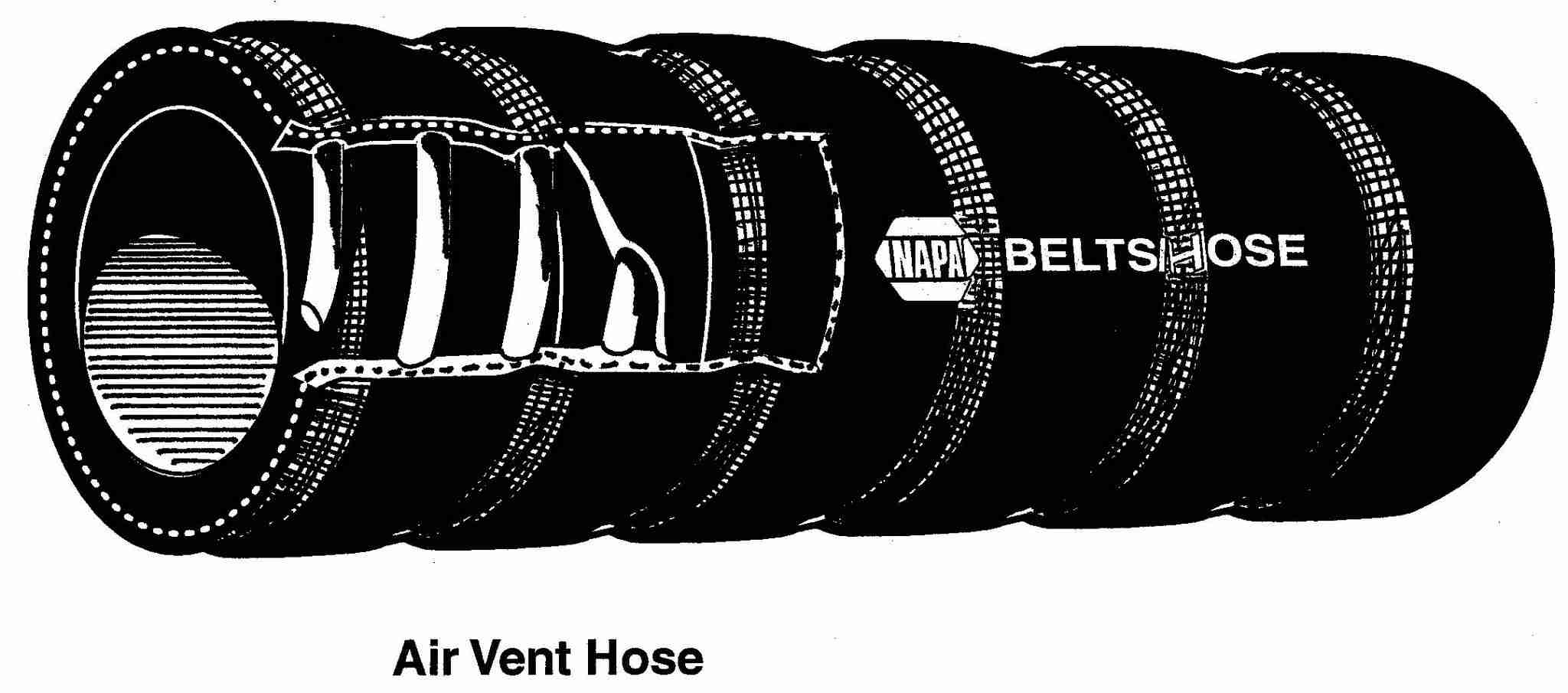 Gates HVAC Control Duct Hose  top view frsport 23400