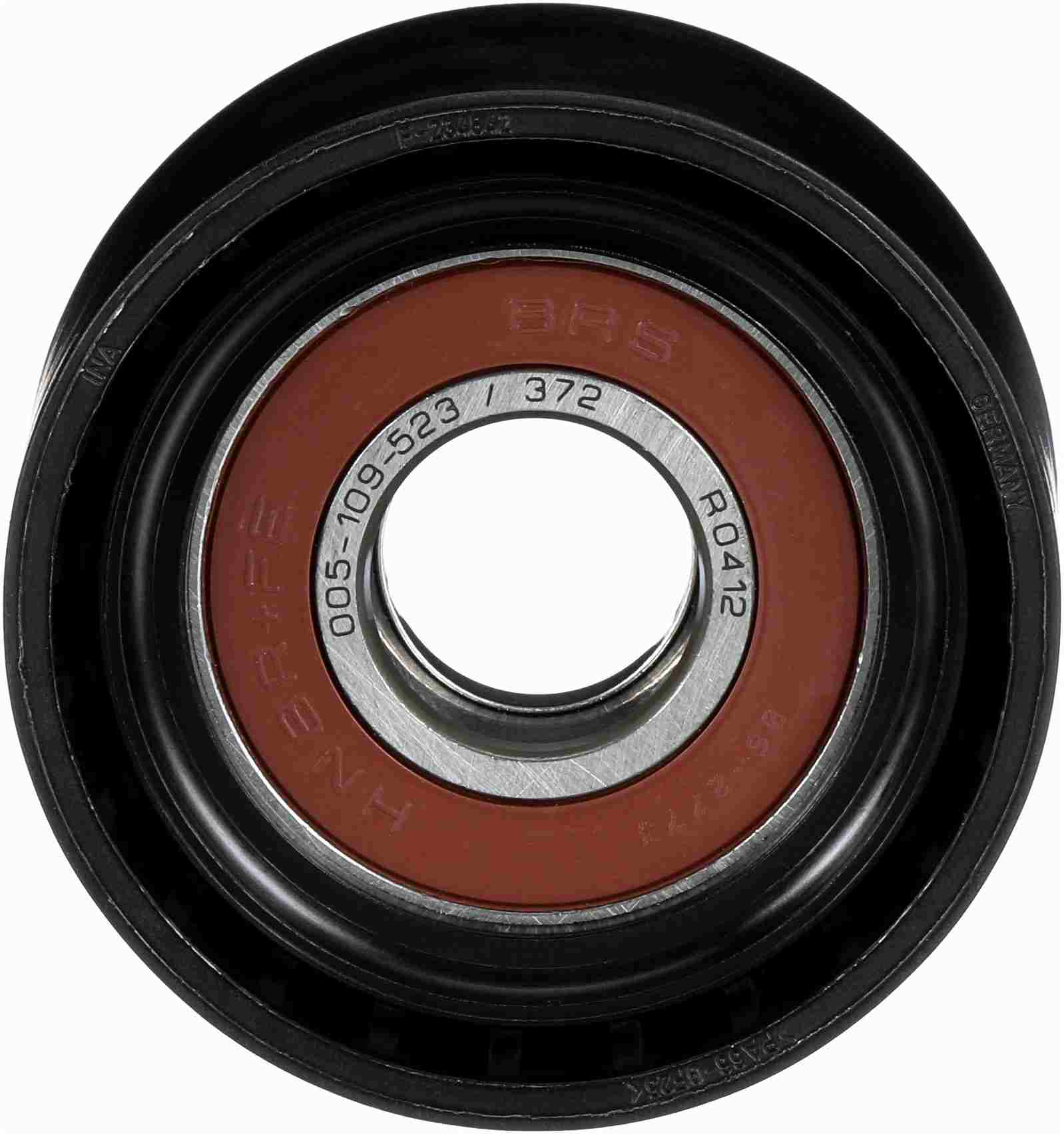 Gates Accessory Drive Belt Idler Pulley  top view frsport 36375