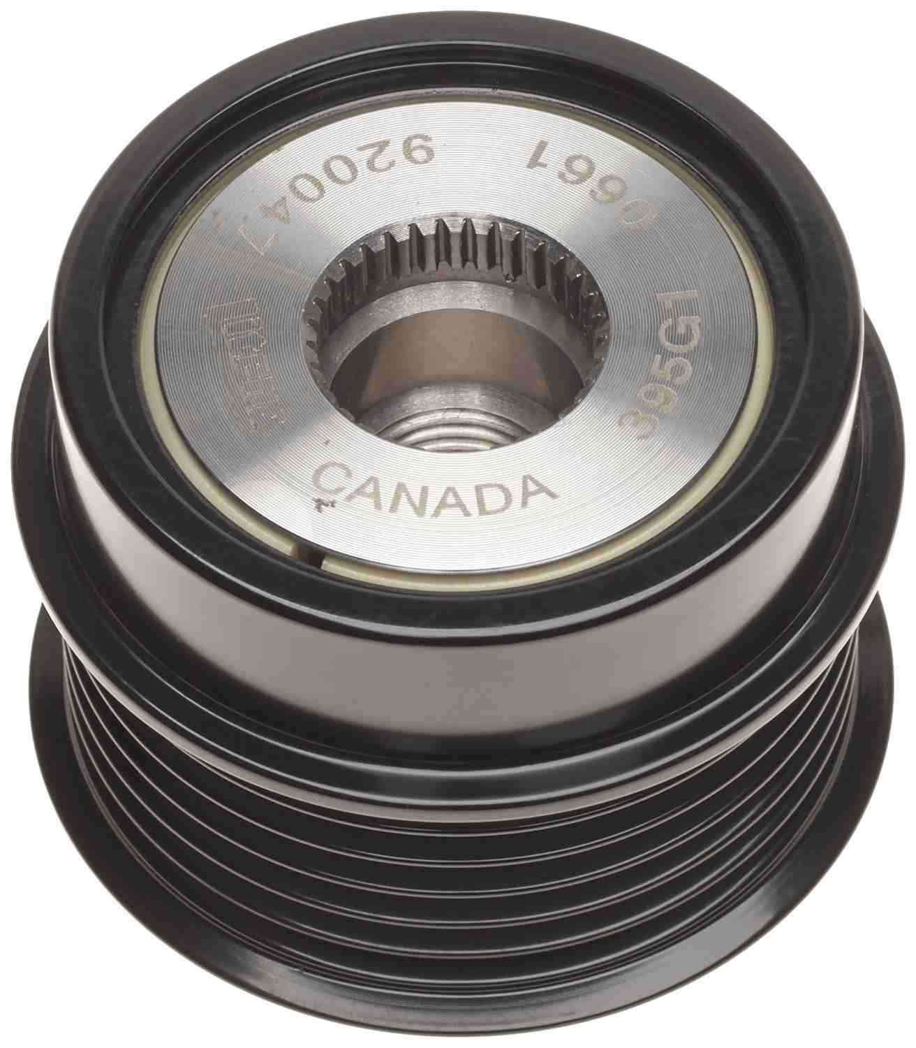 Gates Alternator Decoupler Pulley  top view frsport 37211P