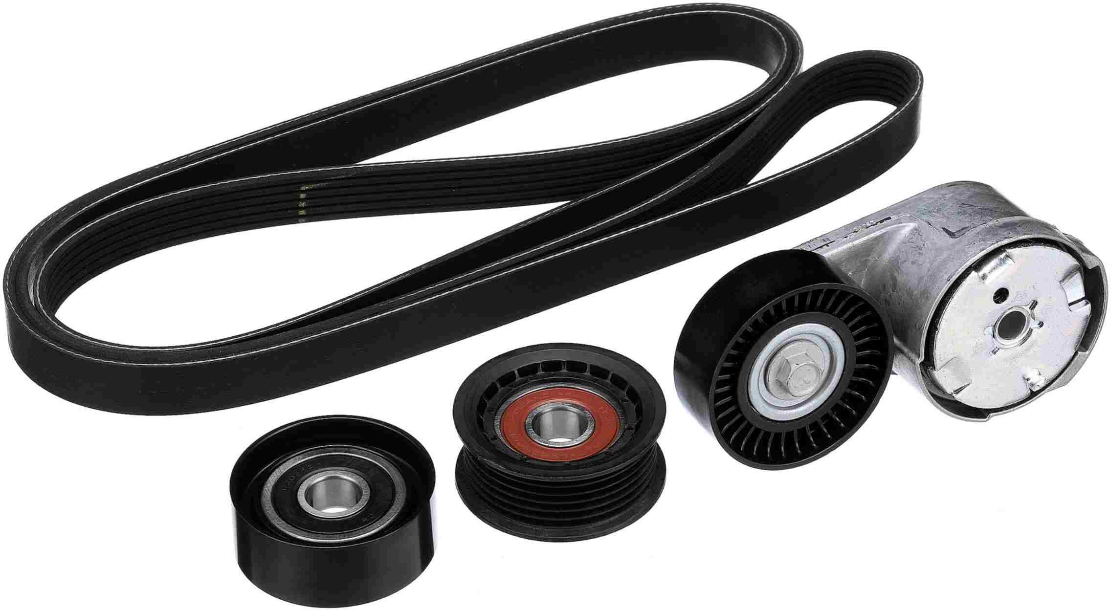 Gates Serpentine Belt Drive Component Kit  top view frsport 90K-39282F