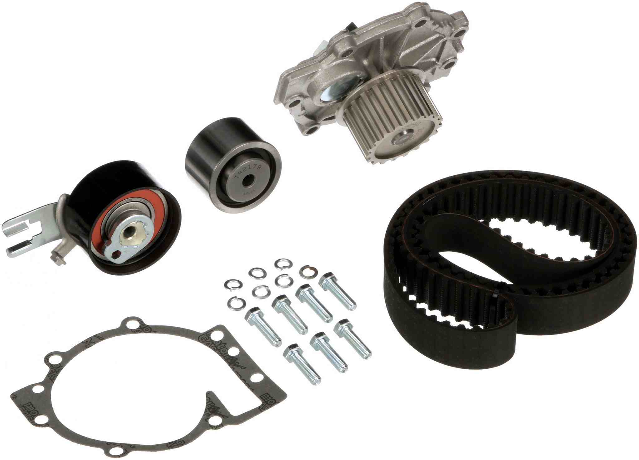 gates engine timing belt kit with water pump  frsport tckwp319