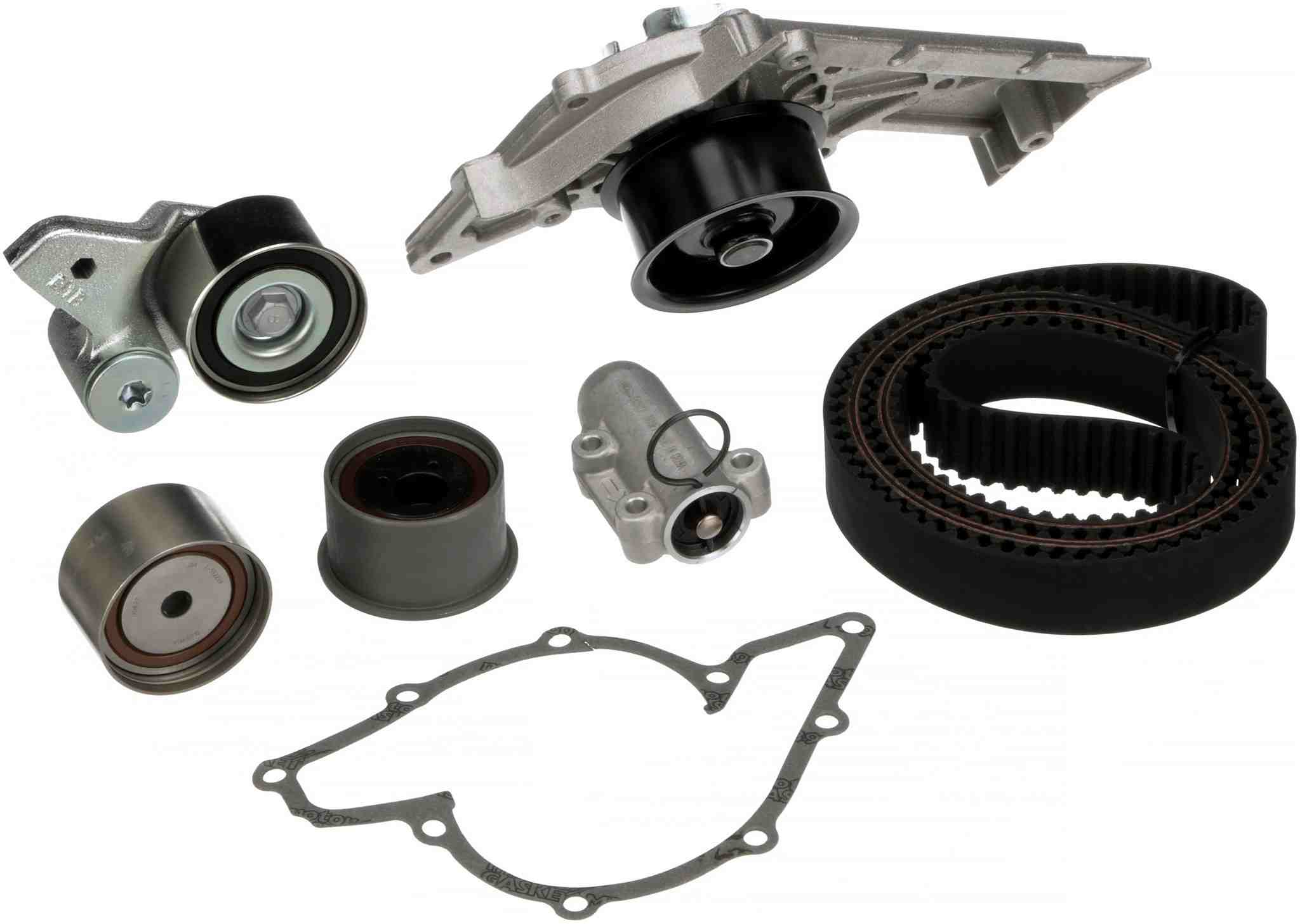 gates engine timing belt kit with water pump  frsport tckwp330