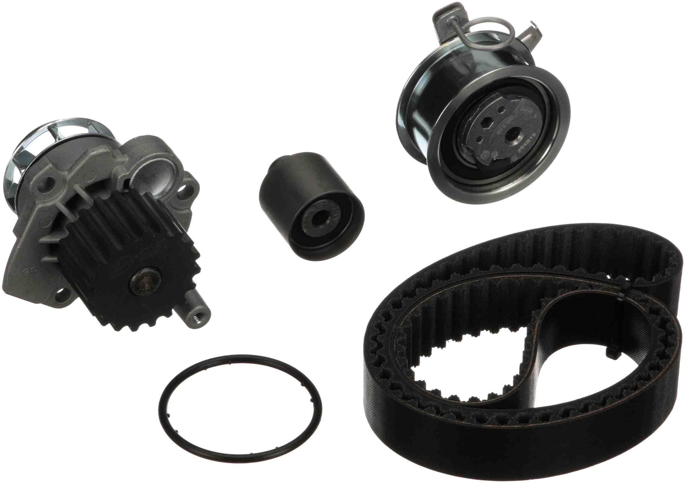 Gates Engine Timing Belt Kit with Water Pump  top view frsport TCKWP333A