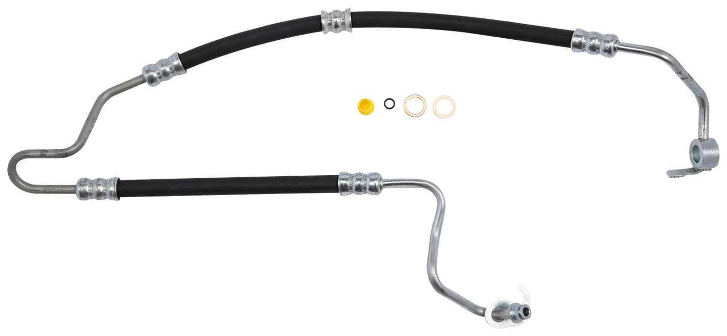 Gates Power Steering Pressure Line Hose Assembly  top view frsport 352375