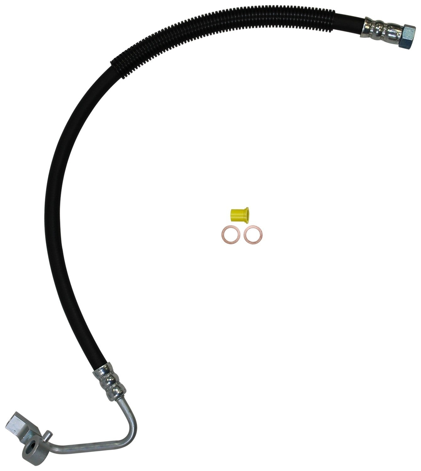 Gates Power Steering Pressure Line Hose Assembly  top view frsport 352468