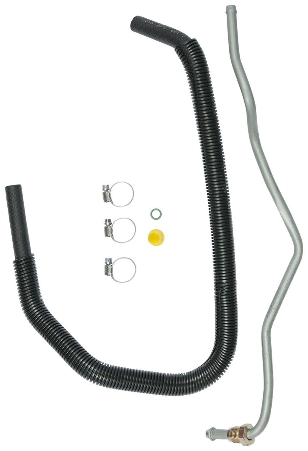 Gates Power Steering Return Line Hose Assembly  top view frsport 352803