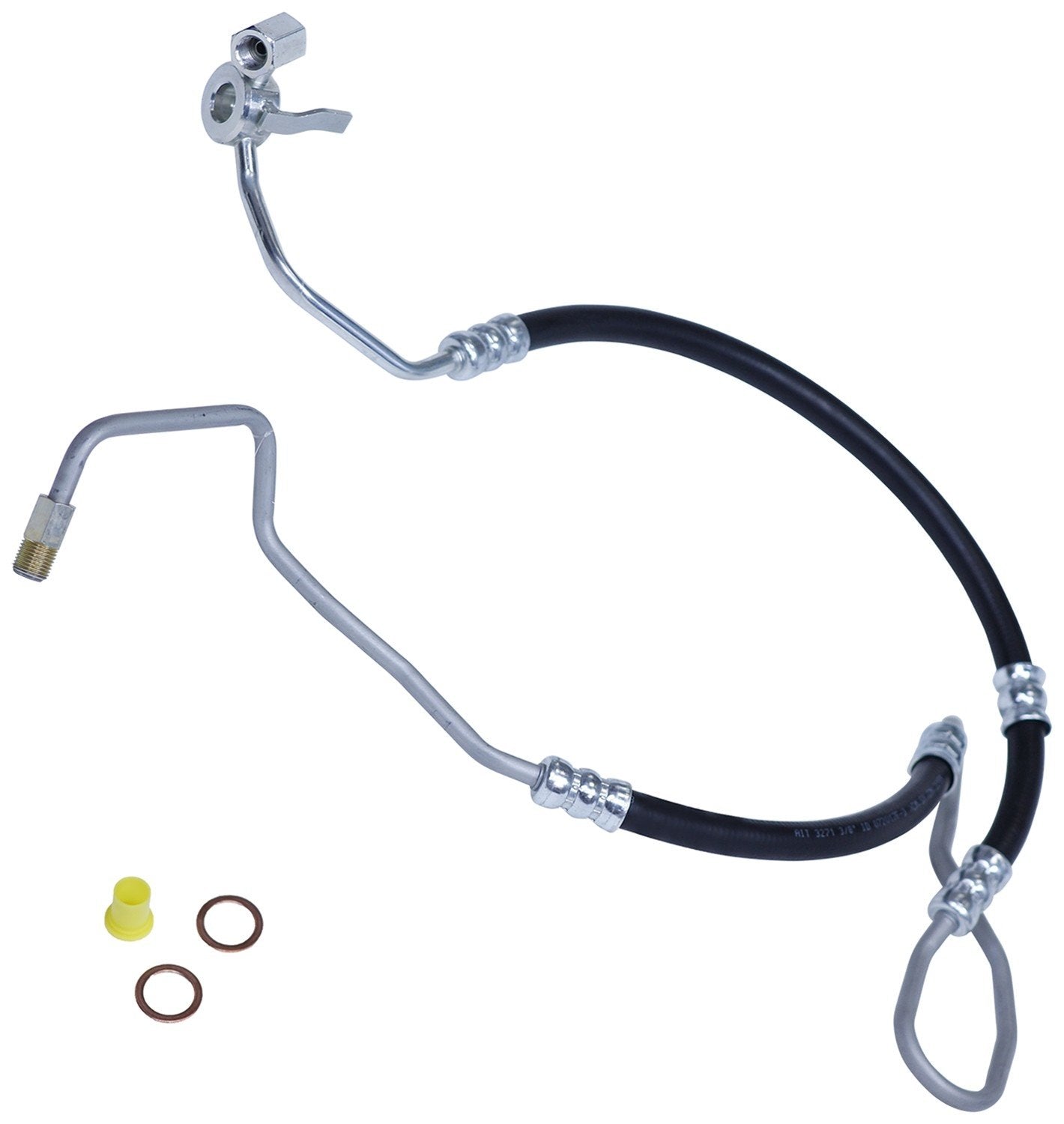 Gates Power Steering Pressure Line Hose Assembly  top view frsport 365799