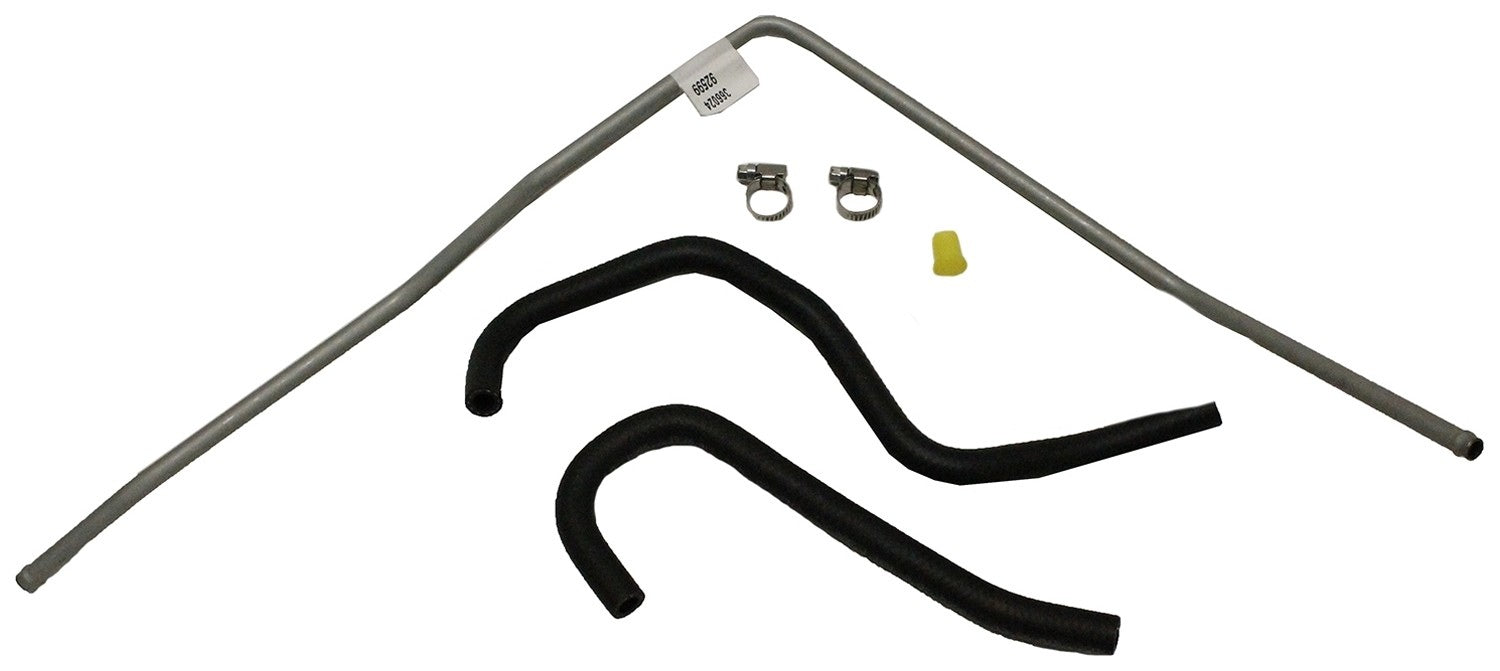 Gates Power Steering Return Line Hose Assembly  top view frsport 366024