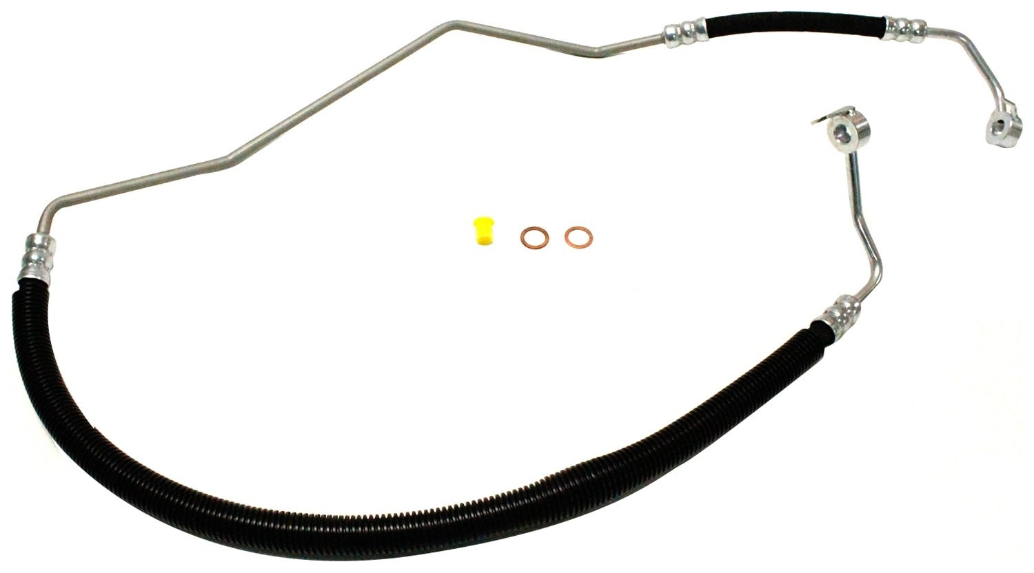 Gates Power Steering Pressure Line Hose Assembly  top view frsport 366043