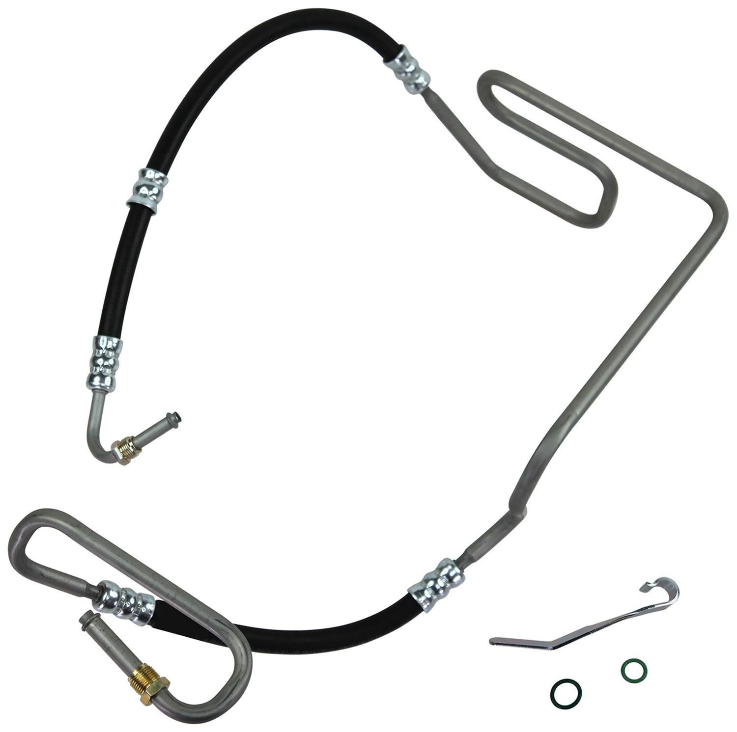 Gates Power Steering Pressure Line Hose Assembly  top view frsport 366321