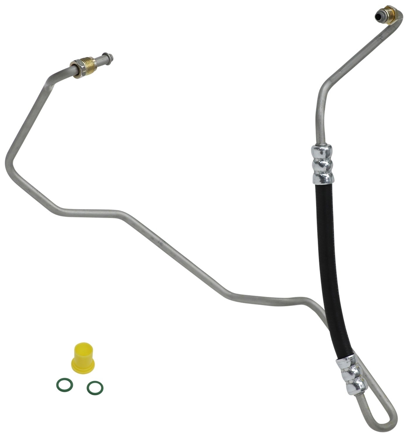 Gates Power Steering Pressure Line Hose Assembly  top view frsport 366358