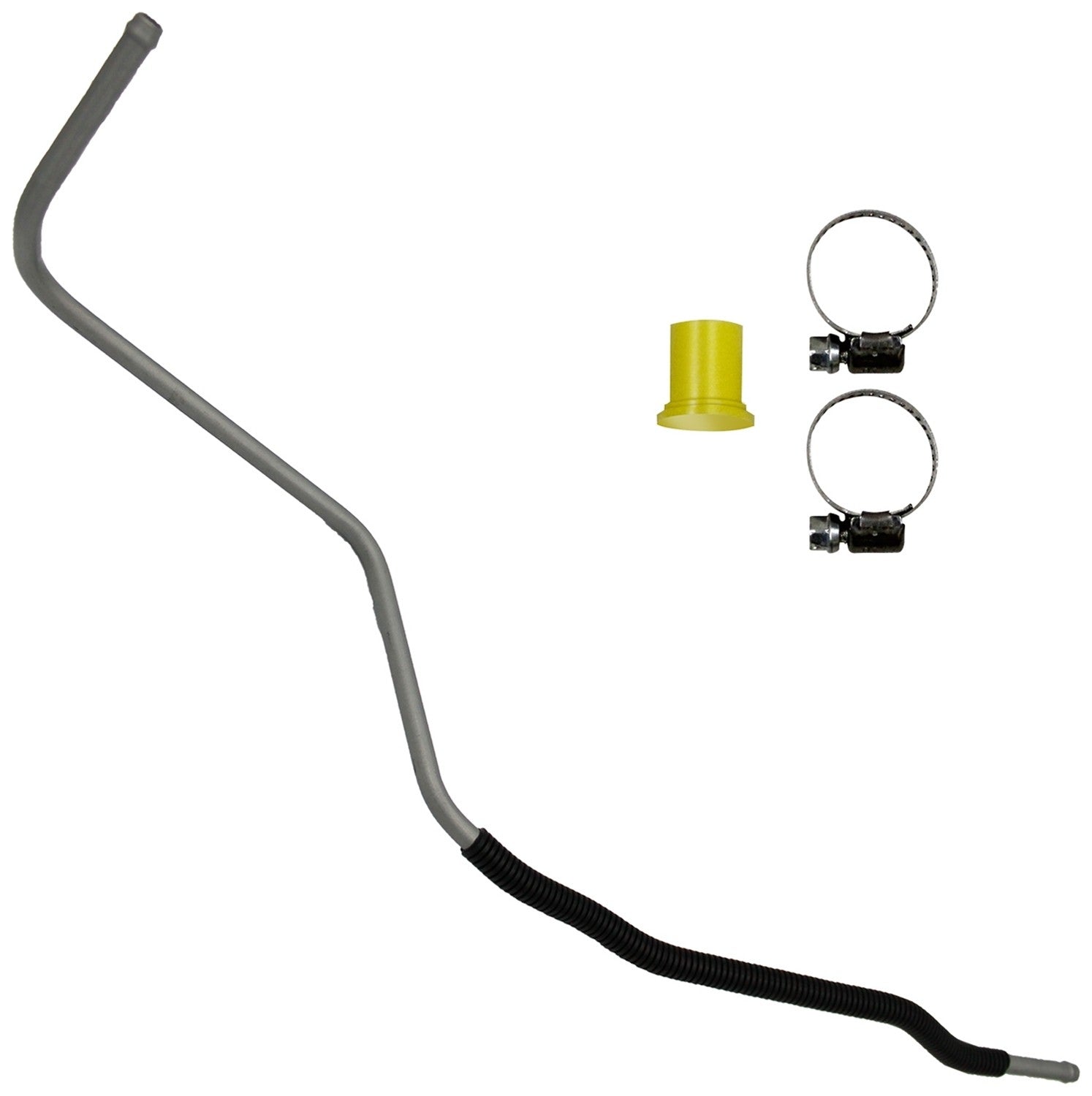 Gates Power Steering Return Line Hose Assembly  top view frsport 366367