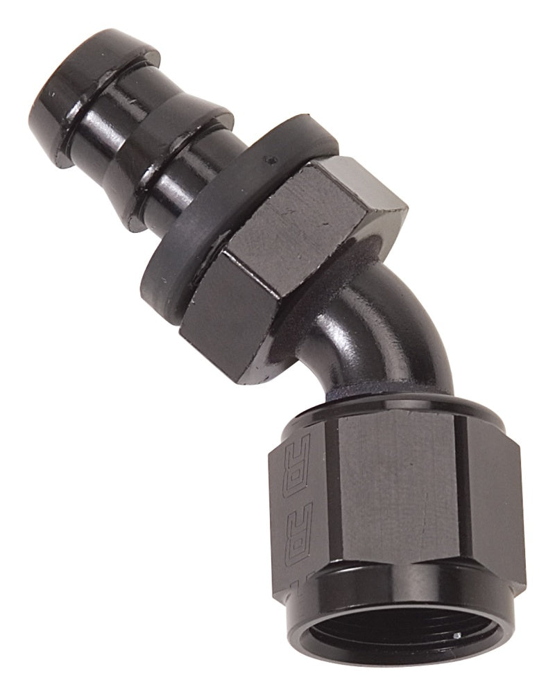 Russell -10 AN 45° Twist-Lok Hose End - Black