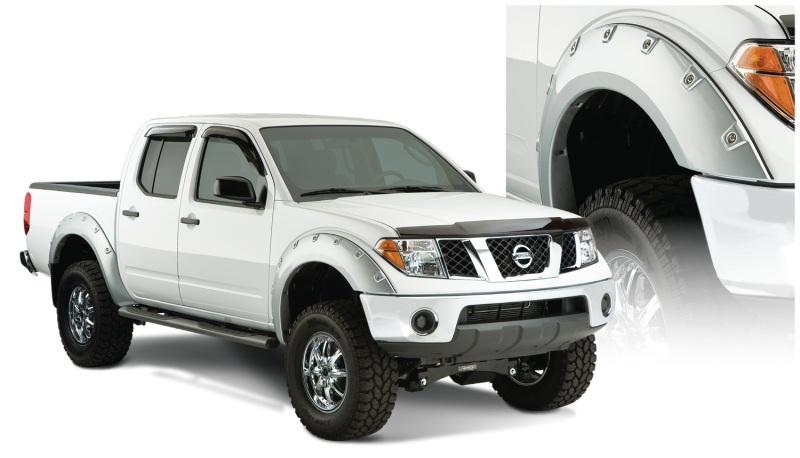 Bushwacker 06-14 Nissan Frontier Styleside Boss Pocket Style Flares 4pc 58.6in Bed - Black 71906-02 Main Image