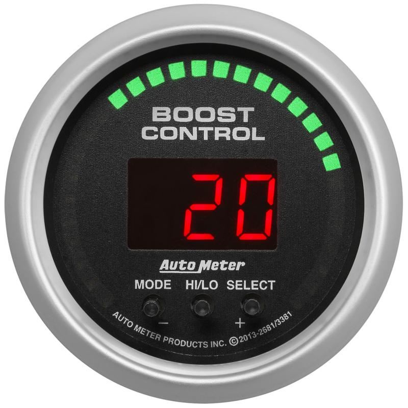 Autometer Sport-Comp 52mm 30inHG/30psi Digital Boost Controller 3381 Main Image