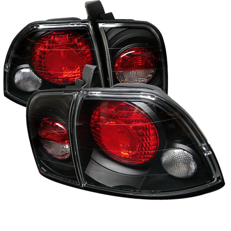 Spyder Honda Accord 96-97 Euro Style Tail Lights Black ALT-YD-HA96-BK 5004215 Main Image