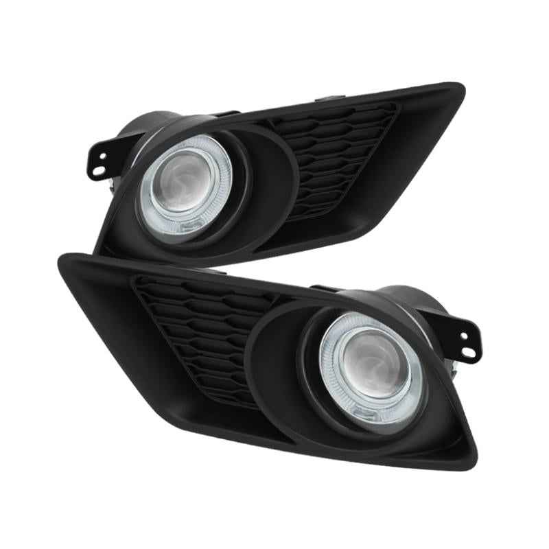 Spyder Dodge Charger 2011-2014 Halo Projector Fog Lights w/Switch Clear FL-P-DCH2011-C 5073273 Main Image