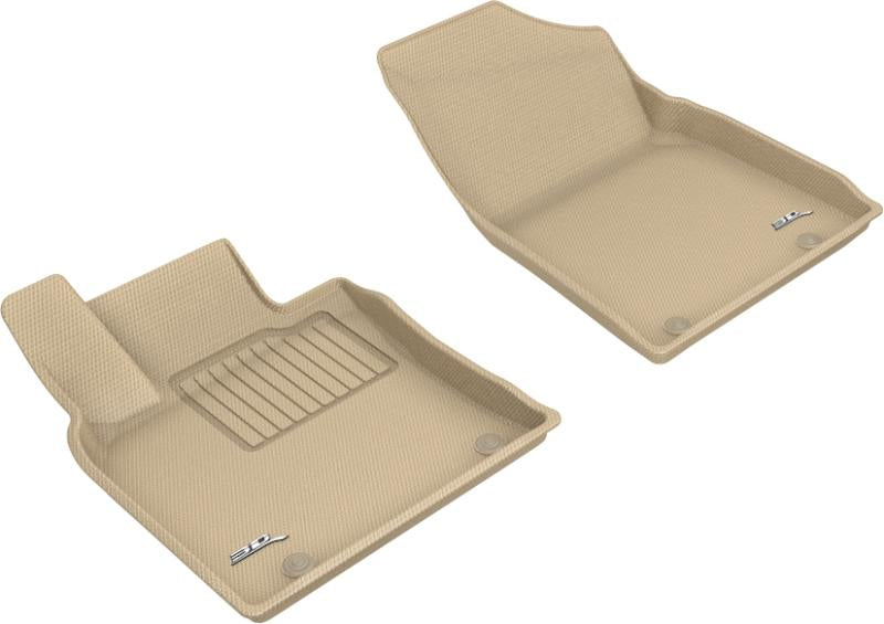 3D MAXpider 2019-2020 Lexus ES Kagu 1st Row Floormat - Tan L1LX06311502 Main Image