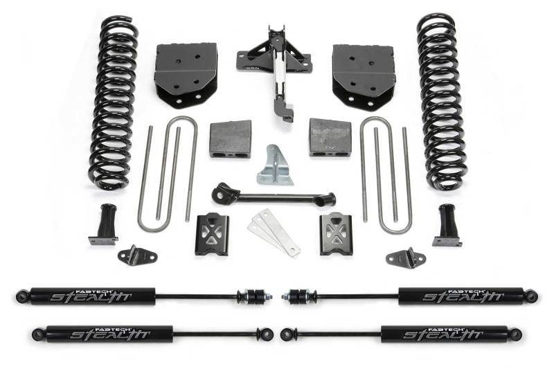 Fabtech 05-07 Ford F350 4WD 6in Basic System w/Stealth Shocks K20102M Main Image