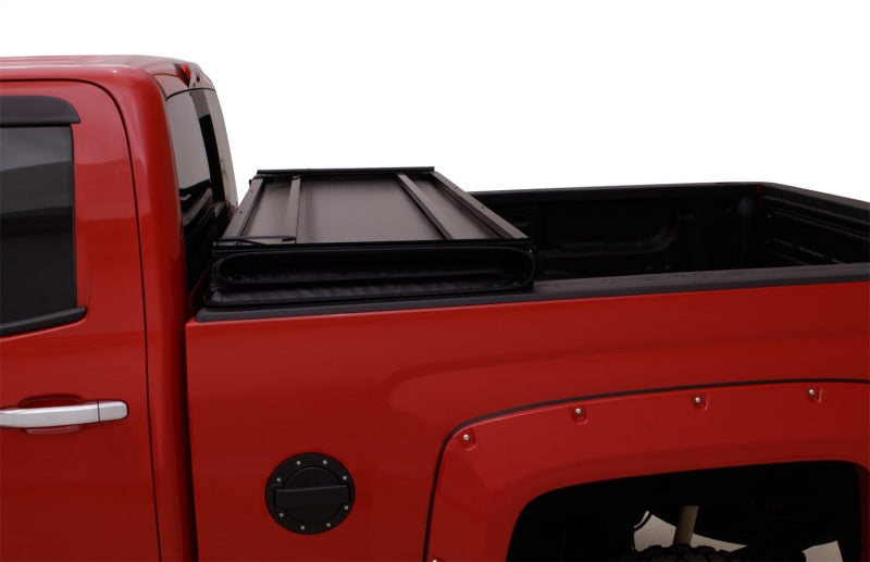 Lund 04-08 Ford F-150 Styleside (5.5ft. Bed) Hard Fold Tonneau Cover - Black 969351