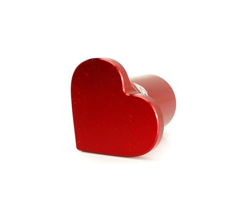 NRG Heart Shape Drift Button Honda - Red DB-H003RD