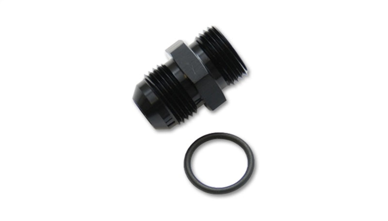 Vibrant  -20AN Flare to -20AN Straight Cut Adapter Fitting with O-Ring