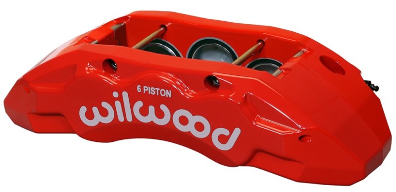 Wilwood Caliper-TX6R- R/H - Red 2.00/1.88/1.88in Pistons 1.50in Disc 120-13813-RD