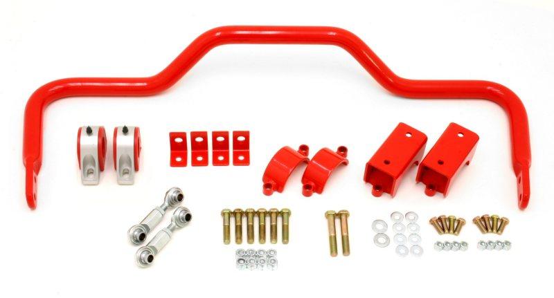 BMR 64-72 A-Body w/ 3.25in Axles Rear Solid 1.375in Xtreme Anti-Roll Bar Kit - Red XSB007R Main Image