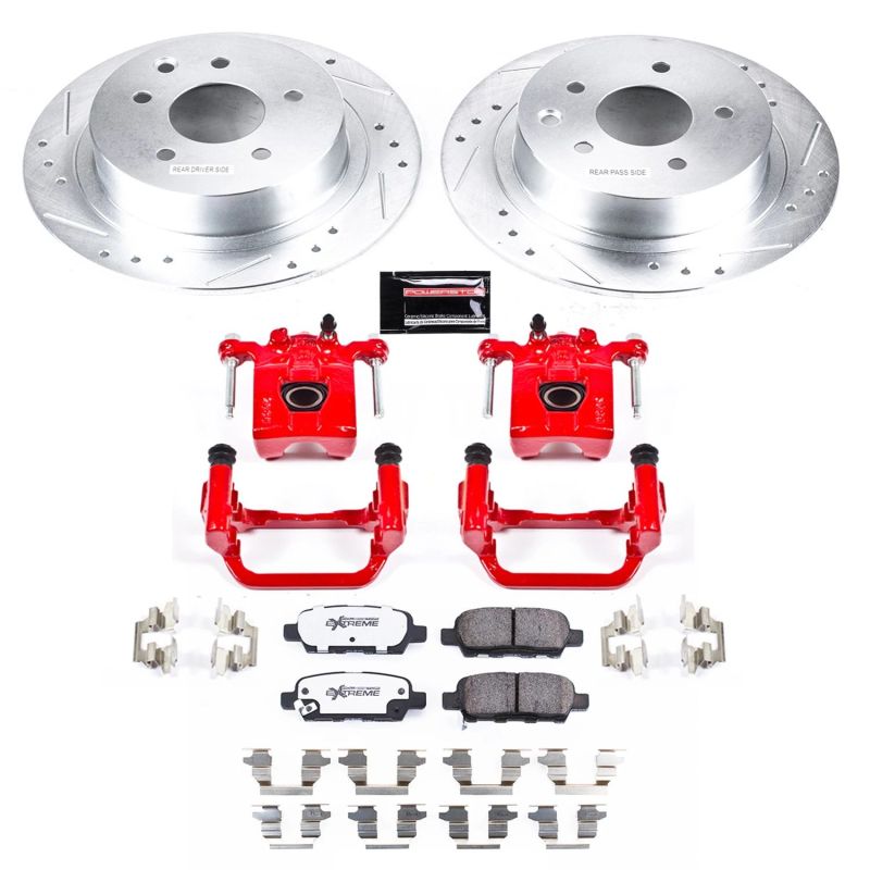 PowerStop PSB Z26 Street Kit w/Cals Brakes, Rotors & Pads Brake Kits - Performance D&S main image