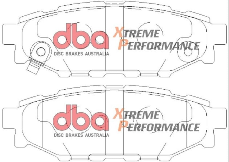 DBA 08 Subaru WRX XP+735 Rear Brake Pads DB1803XP+