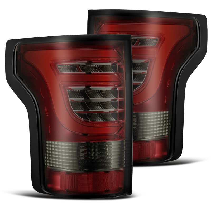 AlphaRex 15-17 Ford F-150 (Excl Models w/Blind Spot Sensor) PRO-Series LED Tail Lights Red Smoke 652020