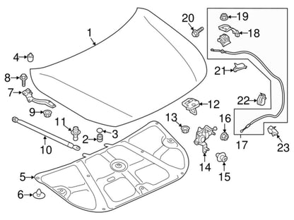 Subaru Hood Stopper