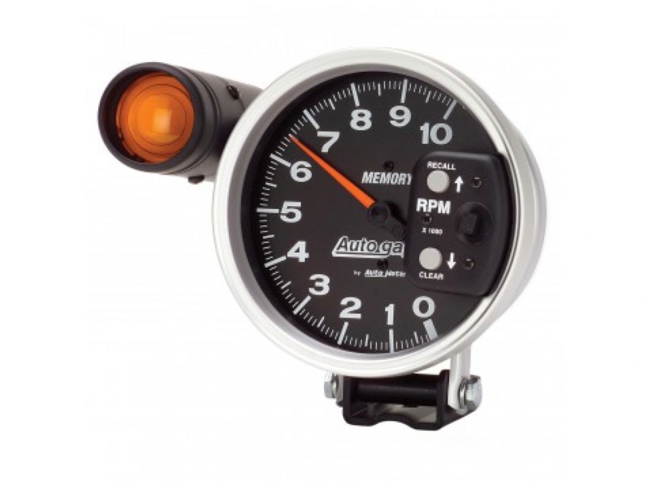 Autometer 5" Pedestal Tachometer 0-10,000 Rpm Memory Shift Light Black Auto Gage