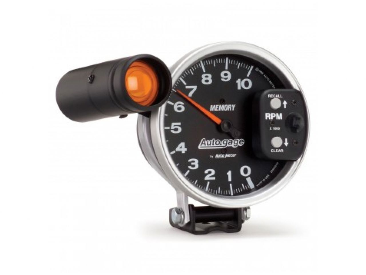 Autometer 5" Pedestal Tachometer 0-10,000 Rpm Memory Shift Light Black Auto Gage