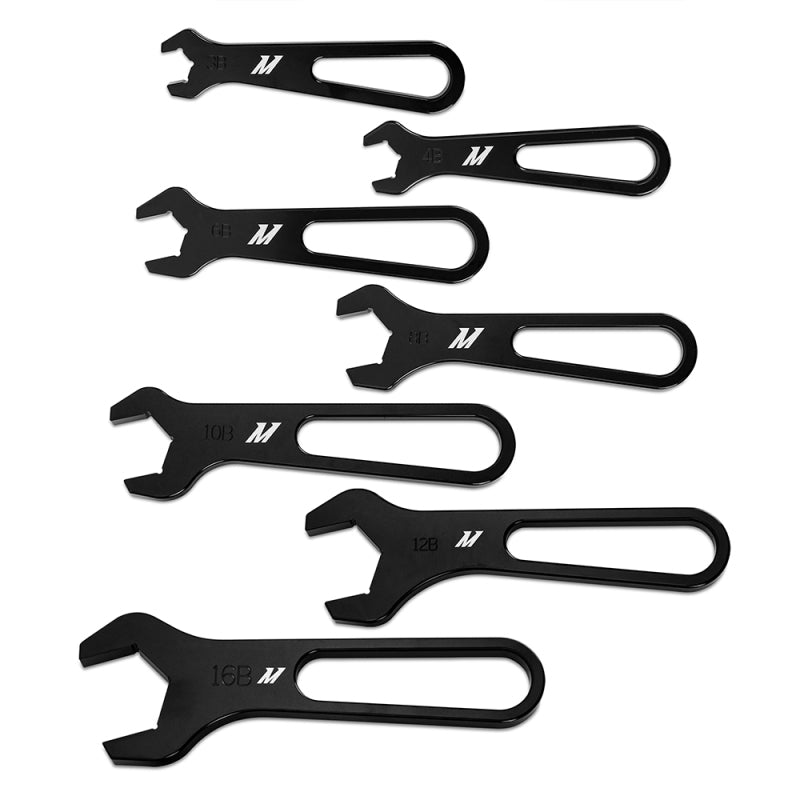 Mishimoto Wrench Set 7pc. (Black Anodized) MMTL-ANSET-7