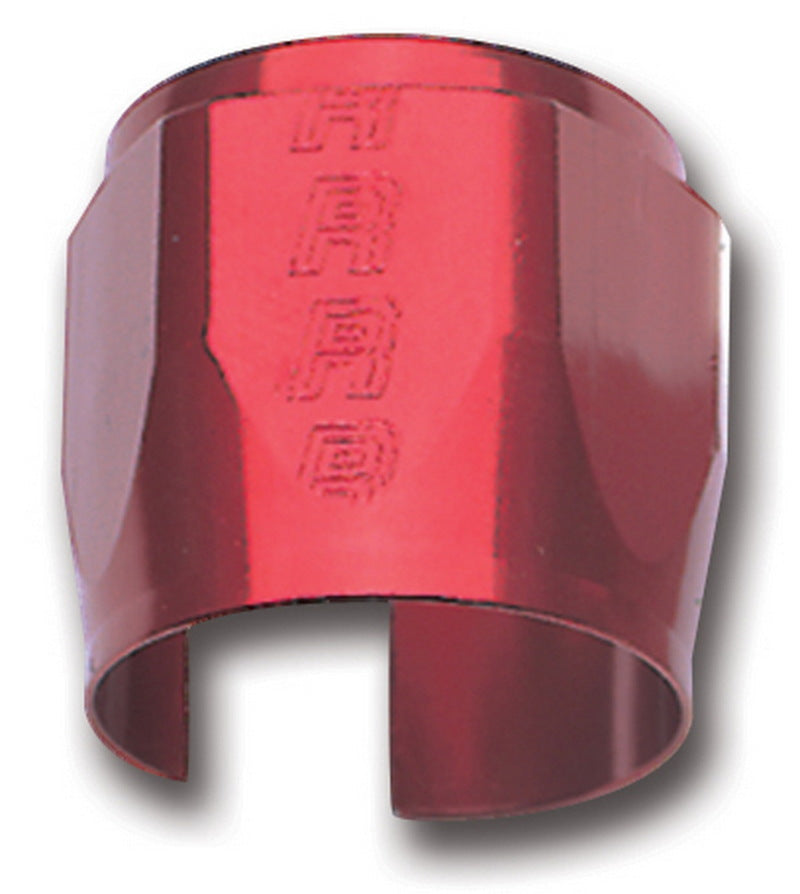 Russell -6 AN Tube Seal Hose End For 5/16" Fuel Hose (Red Finish)