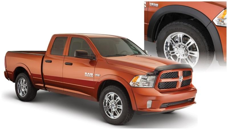 Bushwacker 16-18 Dodge Ram 1500 Fleetside OE Style Flares - 4 pc - Brilliant Blk Crystal 50920-85 Main Image