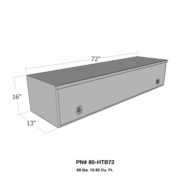 Westin WES Brute TopSider Tool Box Exterior Styling Tool Storage main image