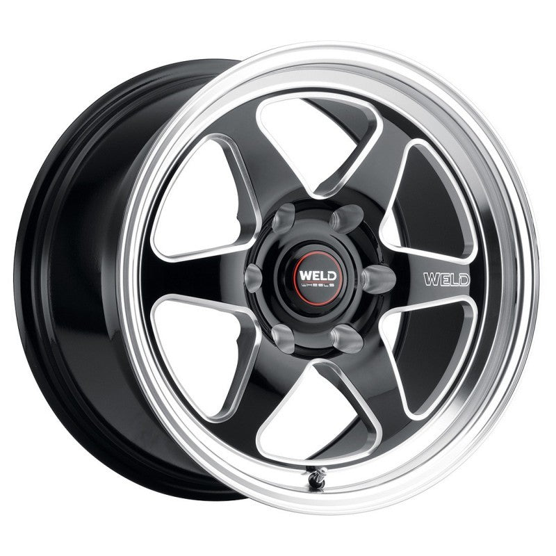 Weld S156 20x9.5 Ventura 6 Drag 6x127 ET35 BS6.625 Gloss BLK MIL DIA 78.1 S15609581P35