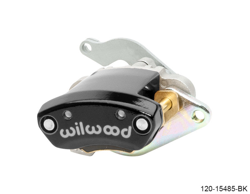 Wilwood Caliper - MC4 Mechanical Left Hand - Black 1.19in Piston 1.10in Rotor - Black 120-15485-BK
