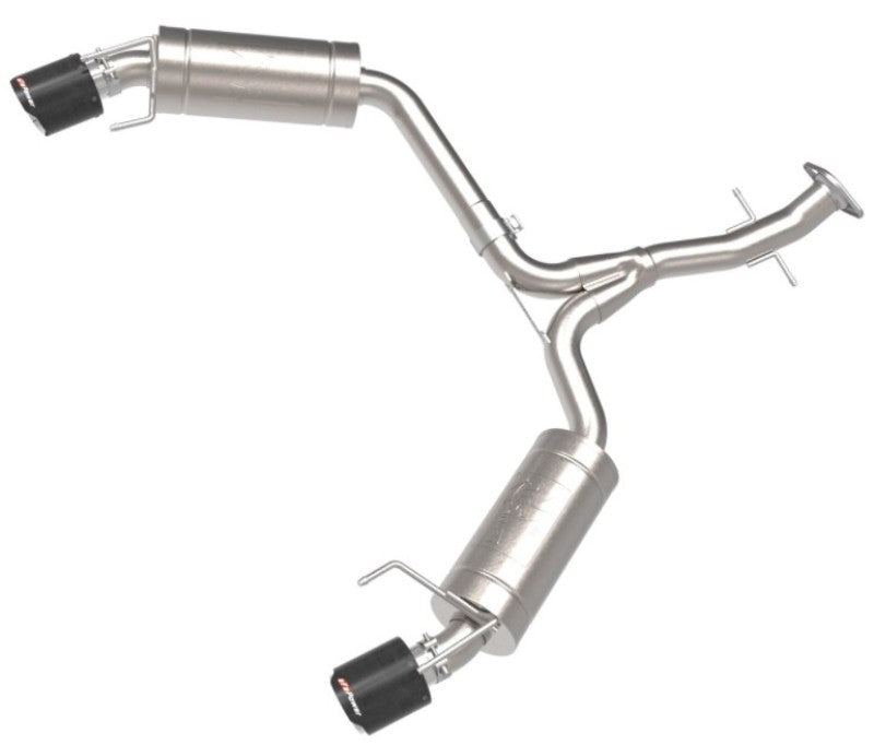 aFe POWER Takeda 06-13 Lexus IS250/IS350 SS Axle-Back Exhaust w/ Carbon Tips 49-36055-C